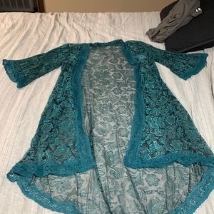 SHAW short sleeve turquoise slightly used